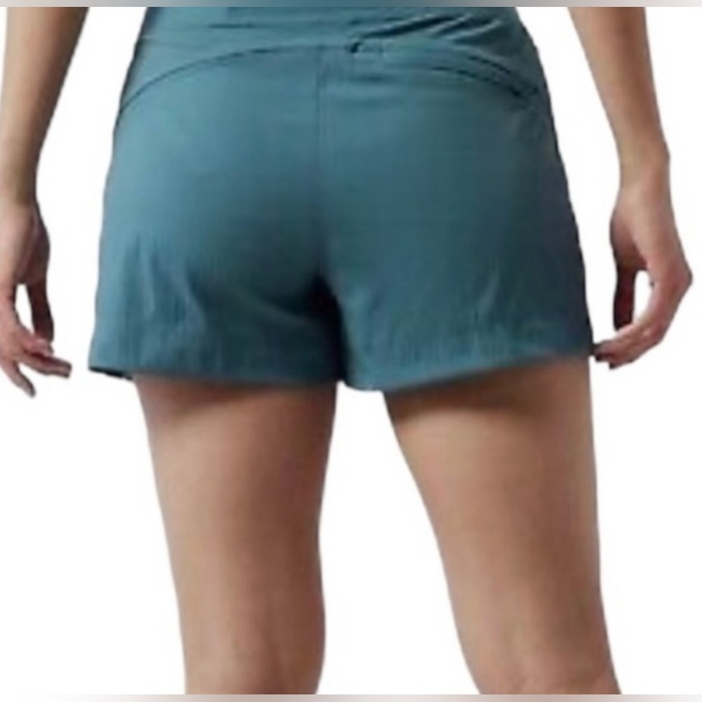 Athleta Women’s size 20 Trekkie North Light Teal Blue Shorts New! - Picture 3 of 12